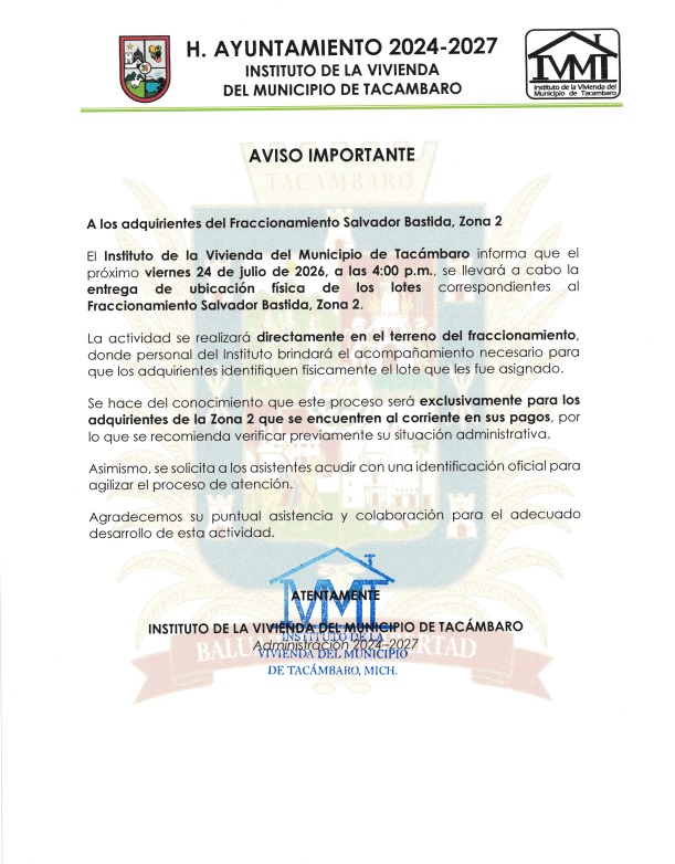 Aviso Zona 2